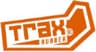 climbing shoe rubber logo for Evolv's TRAX SAS